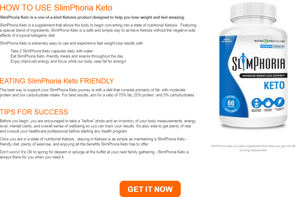 Slimphoria Keto Shark Tank